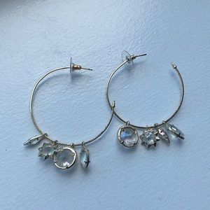 Kendra Scott Charm Hoop Earrings